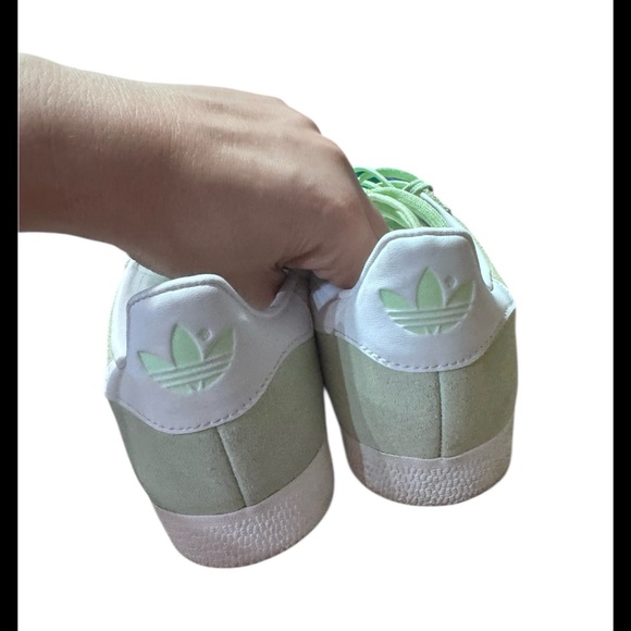 Adidas Women's Mint and White Sneakers - Picture 6 of 8